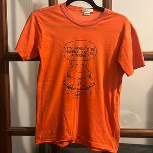 Vintage Ziggy Tom Wilson Vikings Tee Shirt Medium Orange